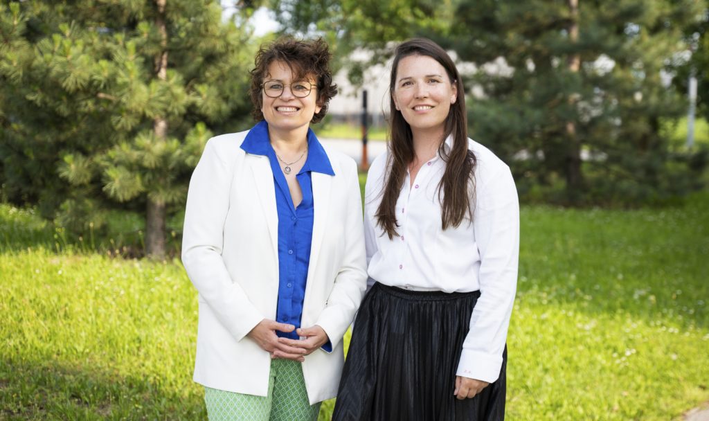 Sonja Aboulez und Barbara Hagen